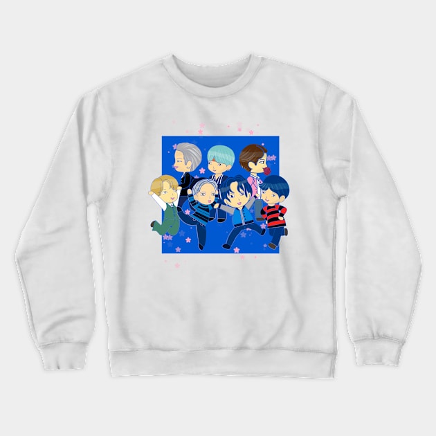 BTS BTS Crewneck Sweatshirt by EV Visuals